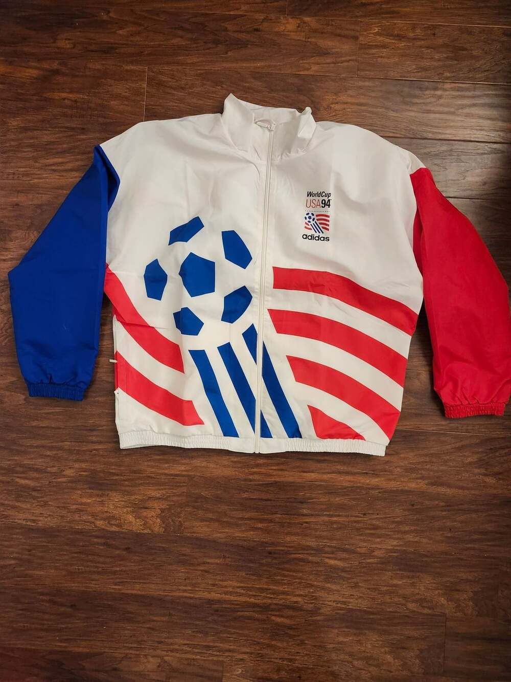 adidas World Cup USA 94 Graphic Woven Track Jacket Size L